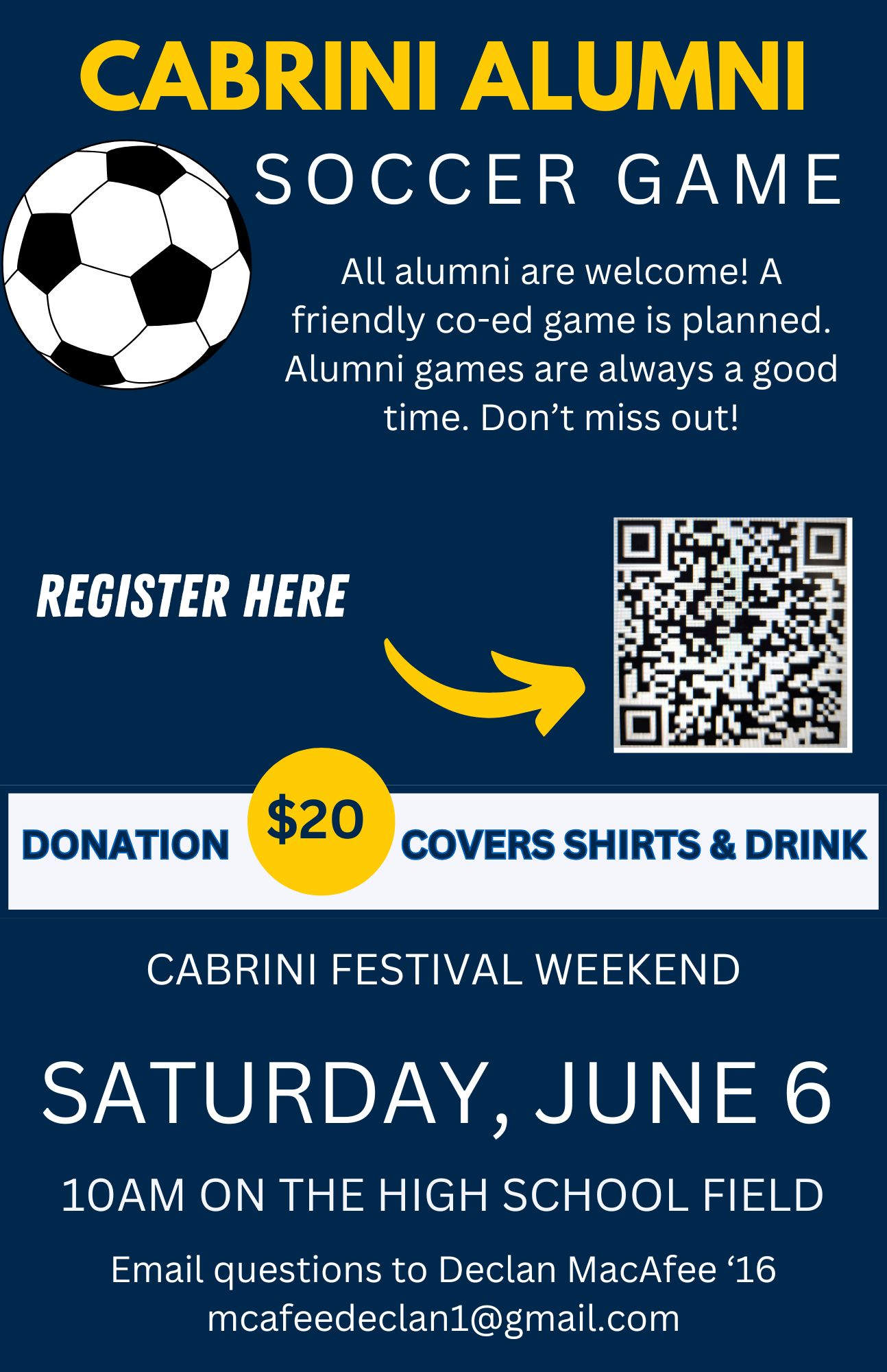CABRINI ALUMNI SOCCER